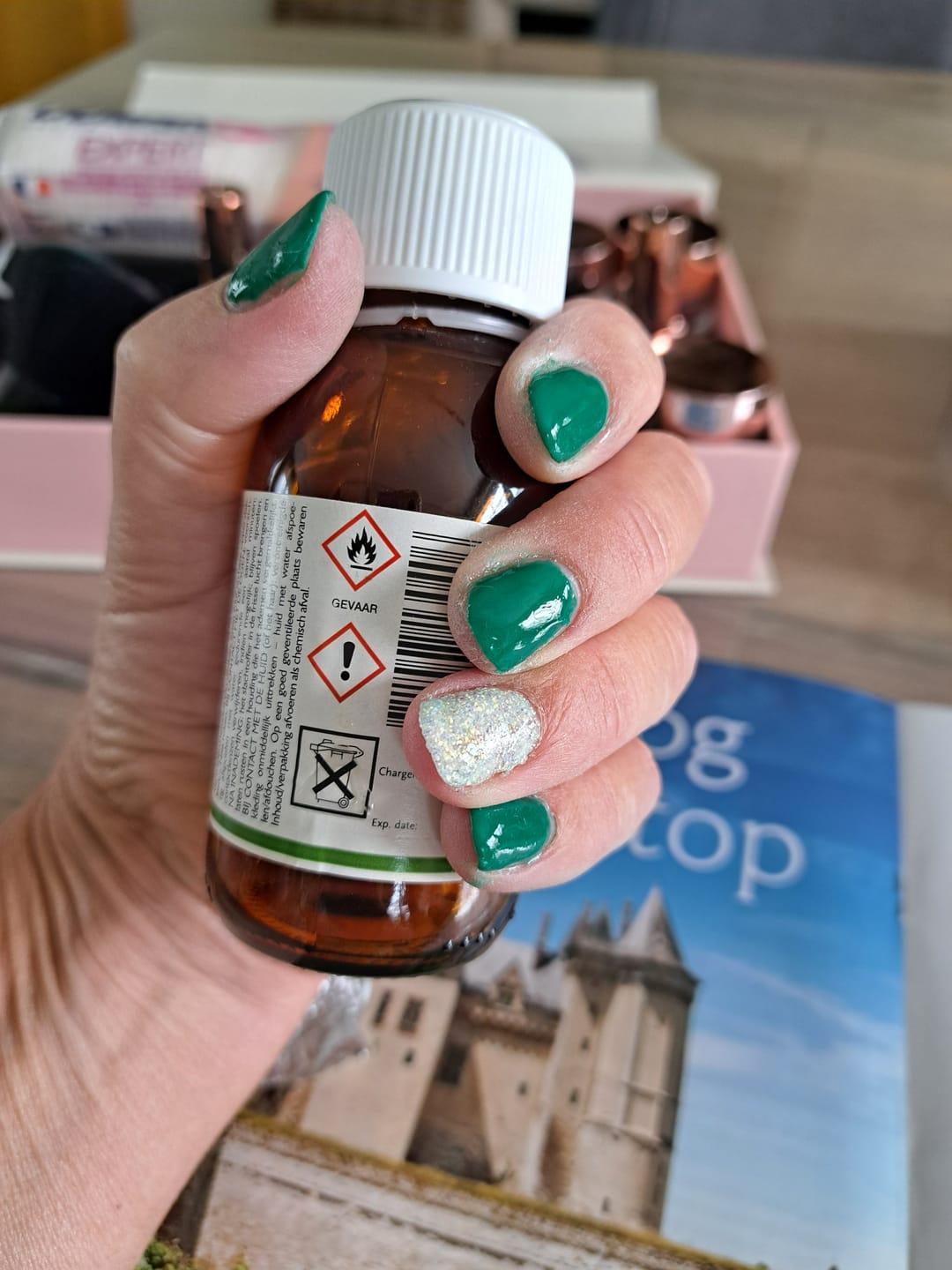 Customer photo review of Stay Off The Lawn Dipping Powder