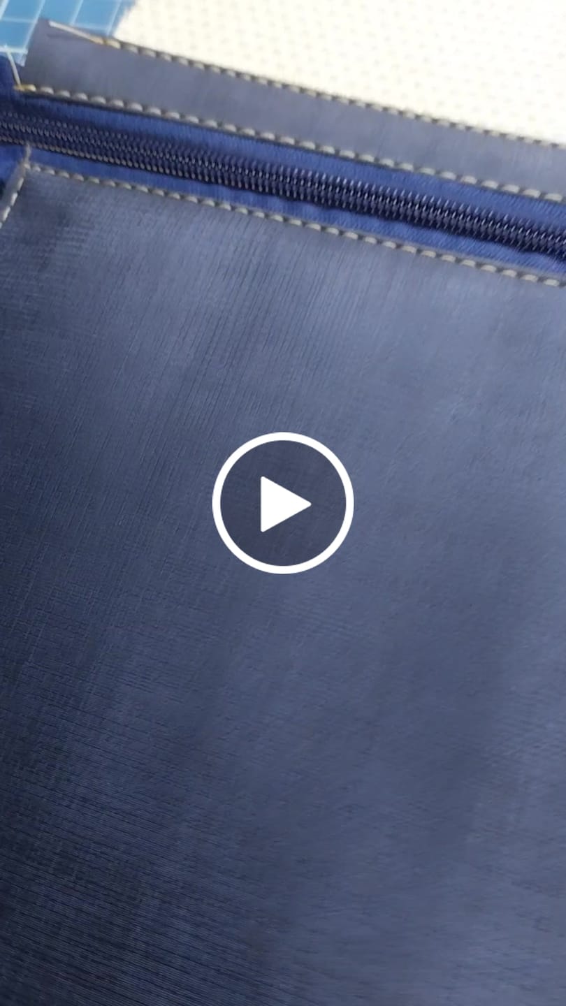 Customer video review of DUNA 0.9MM FUNDO MALHA COR MARINHO