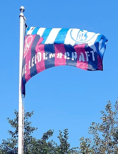 Customer photo review of Fahne inkl. Druck