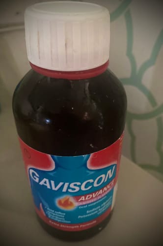 Customer photo review of Gaviscon Advance Aniseed Flavour Oral Suspension, 300ml