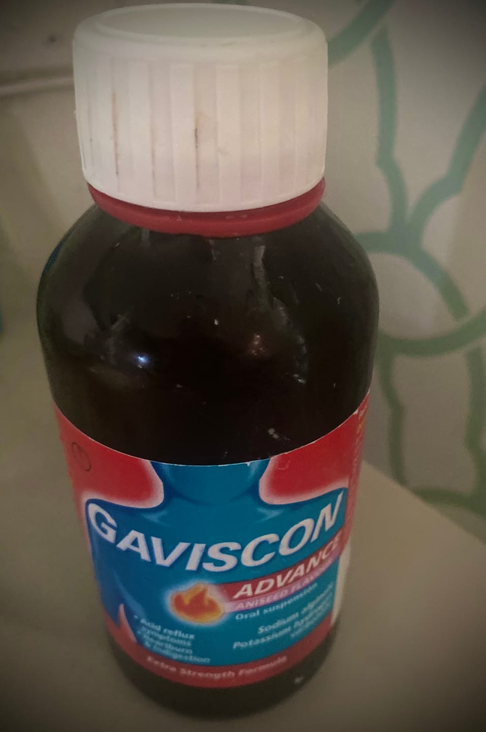 Customer photo review of Gaviscon Advance Aniseed Flavour Oral Suspension, 300ml