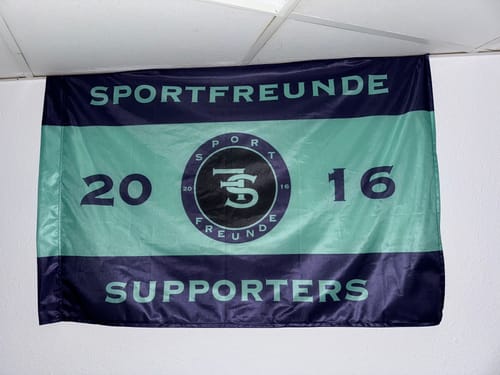 Customer photo review of Fahne inkl. Druck