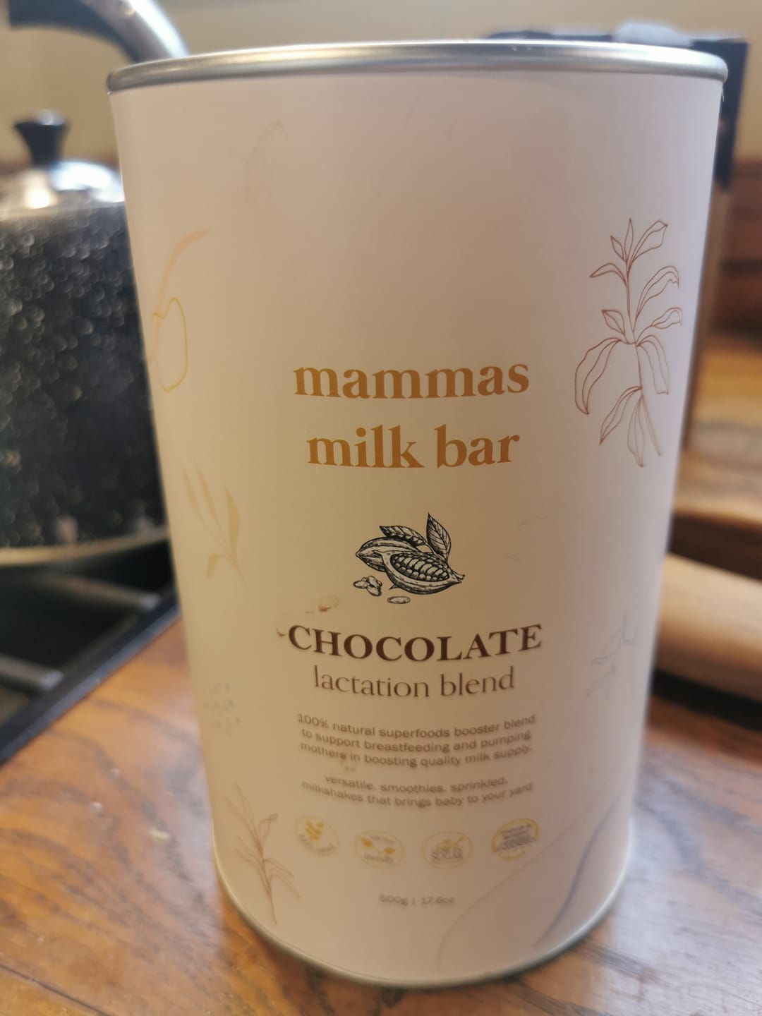 Customer photo review of Chocolate Lactation Blend