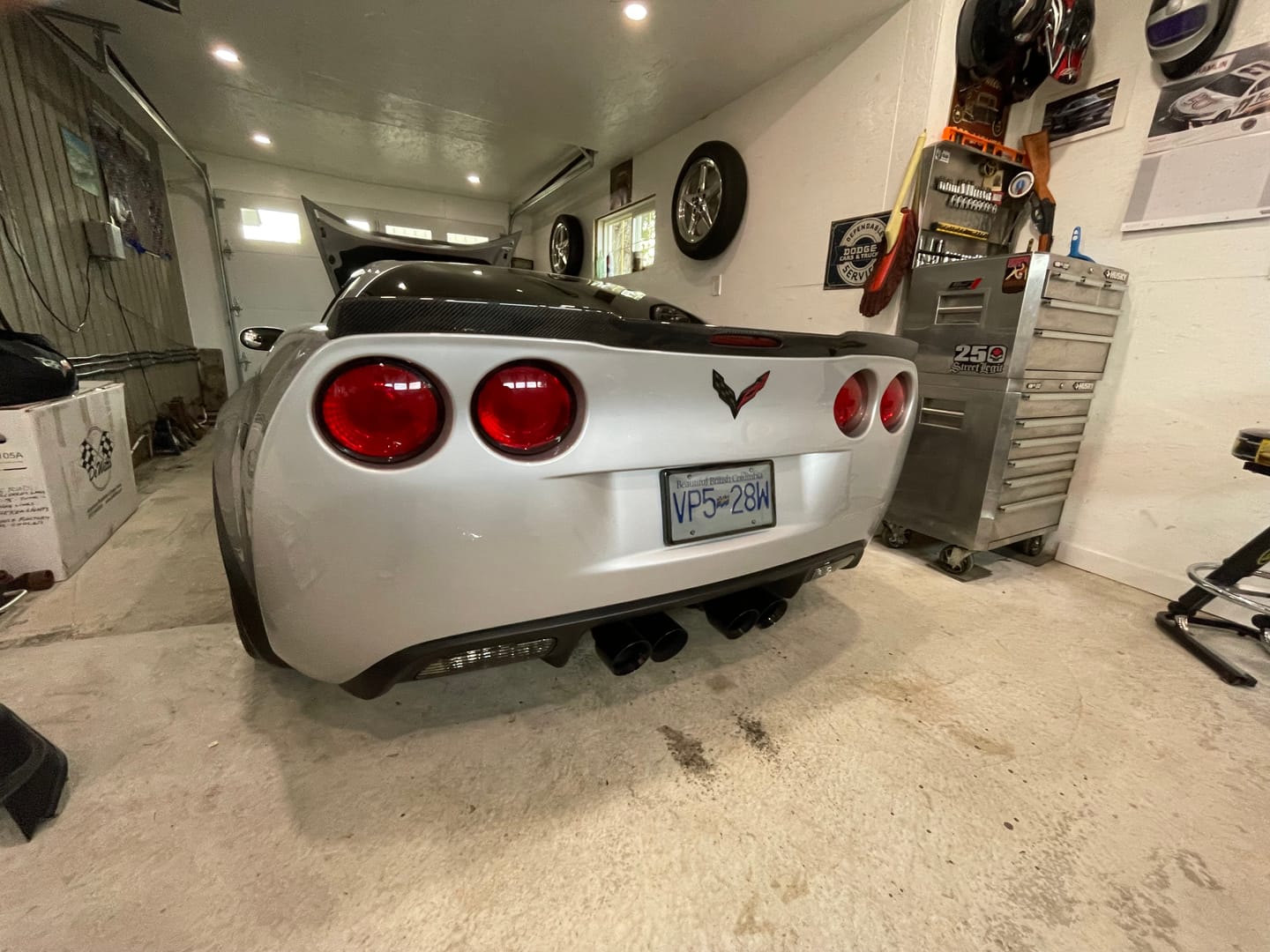 Customer photo review of Corvette C6 ZR1 Conversion Rear Trunk Spoiler