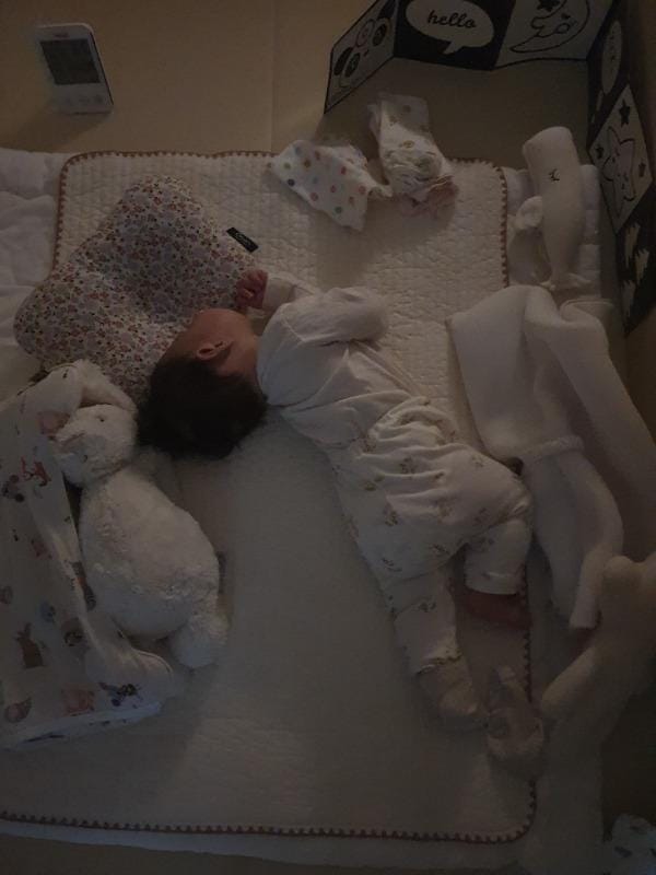Customer photo review of Ggumbi Licoco Clean Roll Play Mat (Ivory)