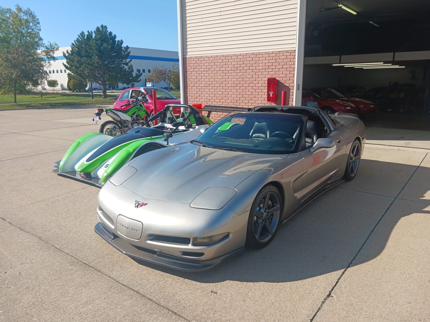 Customer photo review of Chevrolet Corvette C5 Carbon Fiber Front Splitter & Side Skirts