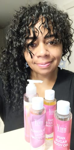 Customer photo review of Pink Sugar Twin Pack - Shower Gel + Body Oil Bundle