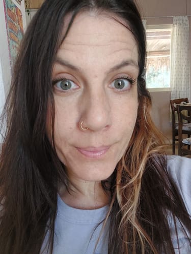 Customer photo review of נזם חישוק נטלי