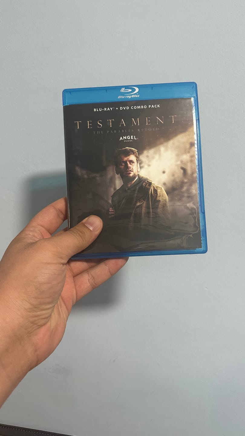Customer photo review of Testament: The Parables Retold Blu-ray + DVD Combo Pack