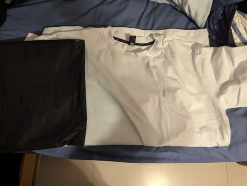 Customer photo review of Heavy Oversize 270 GSM - White