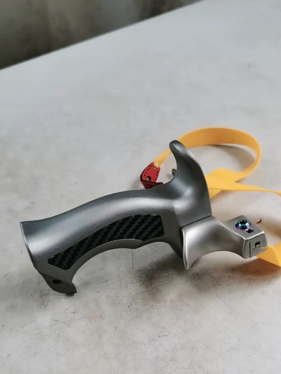 Customer photo review of All-Stainless Steel Tomahawk Slingshot