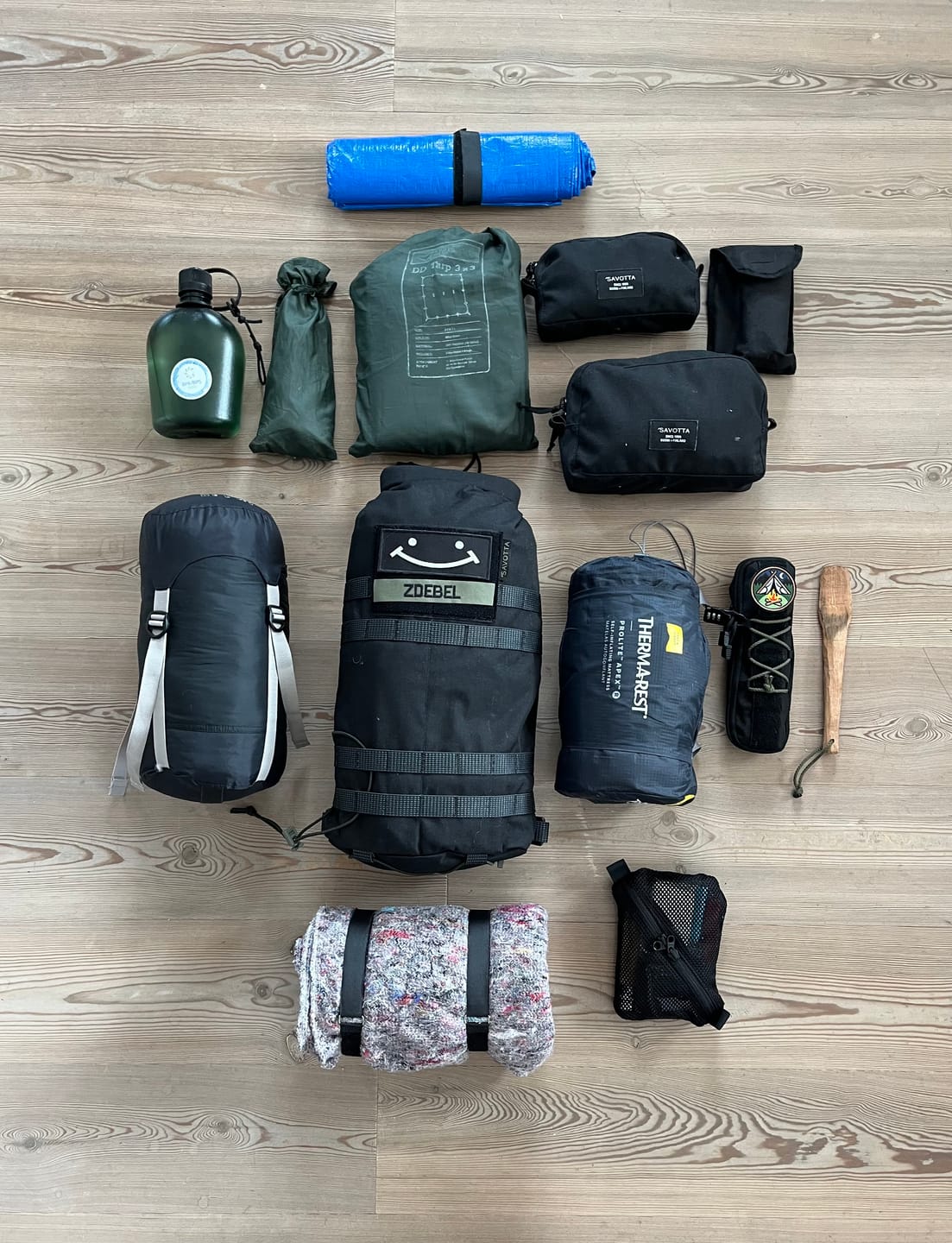 Customer photo review of Hatka 12L backpack