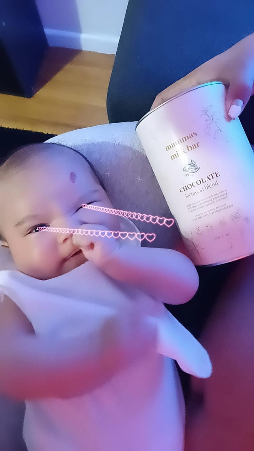 Customer photo review of Chocolate Lactation Blend
