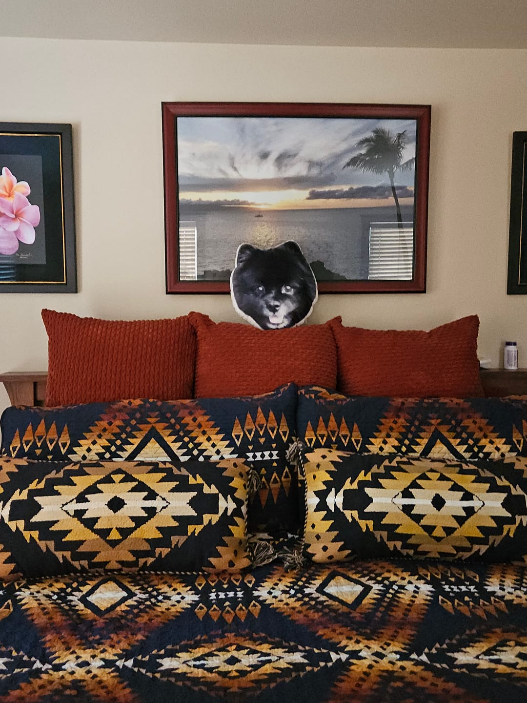 Customer photo review of Custom Pet Face Shaped Pillow from Your Pet Photos, Customized Pet Head Pillows