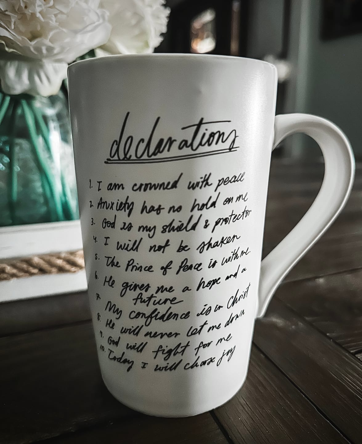 Customer photo review of Mug: Declarations