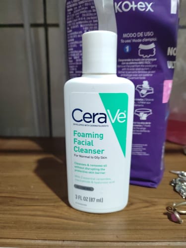 Customer photo review of Foaming Facial Cleanser