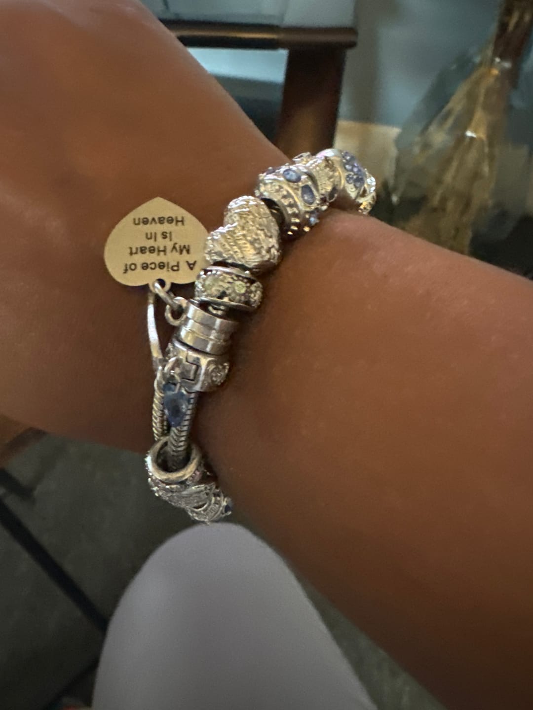 Customer photo review of Piece Of My Heart Bracelet