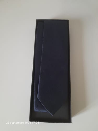 Customer photo review of Tommy Tie- Dark Blue