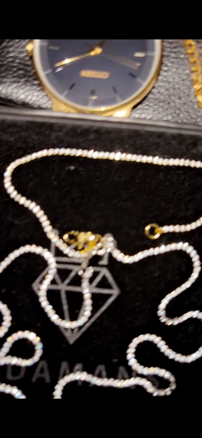 Customer photo review of Micro Tennis Bracelet - Gold