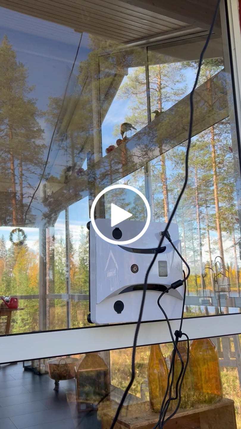 Customer video review of Fönsterputsrobot DiteWinba PRF25 med sprayfunktion