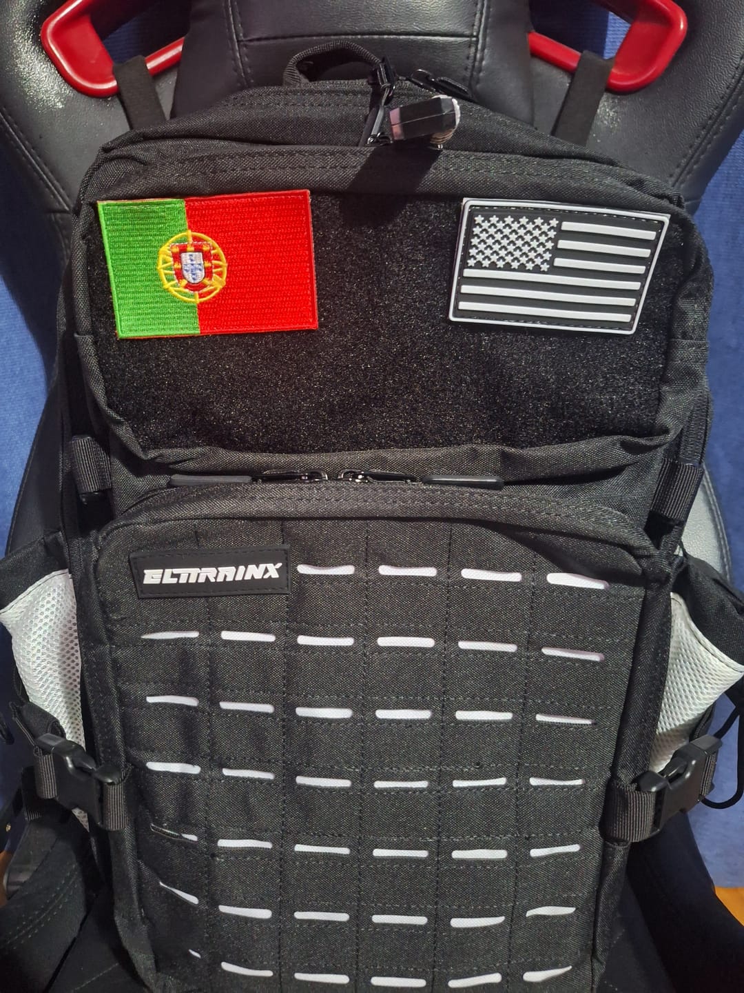 Customer photo review of Parche Banderas Paises Mundo