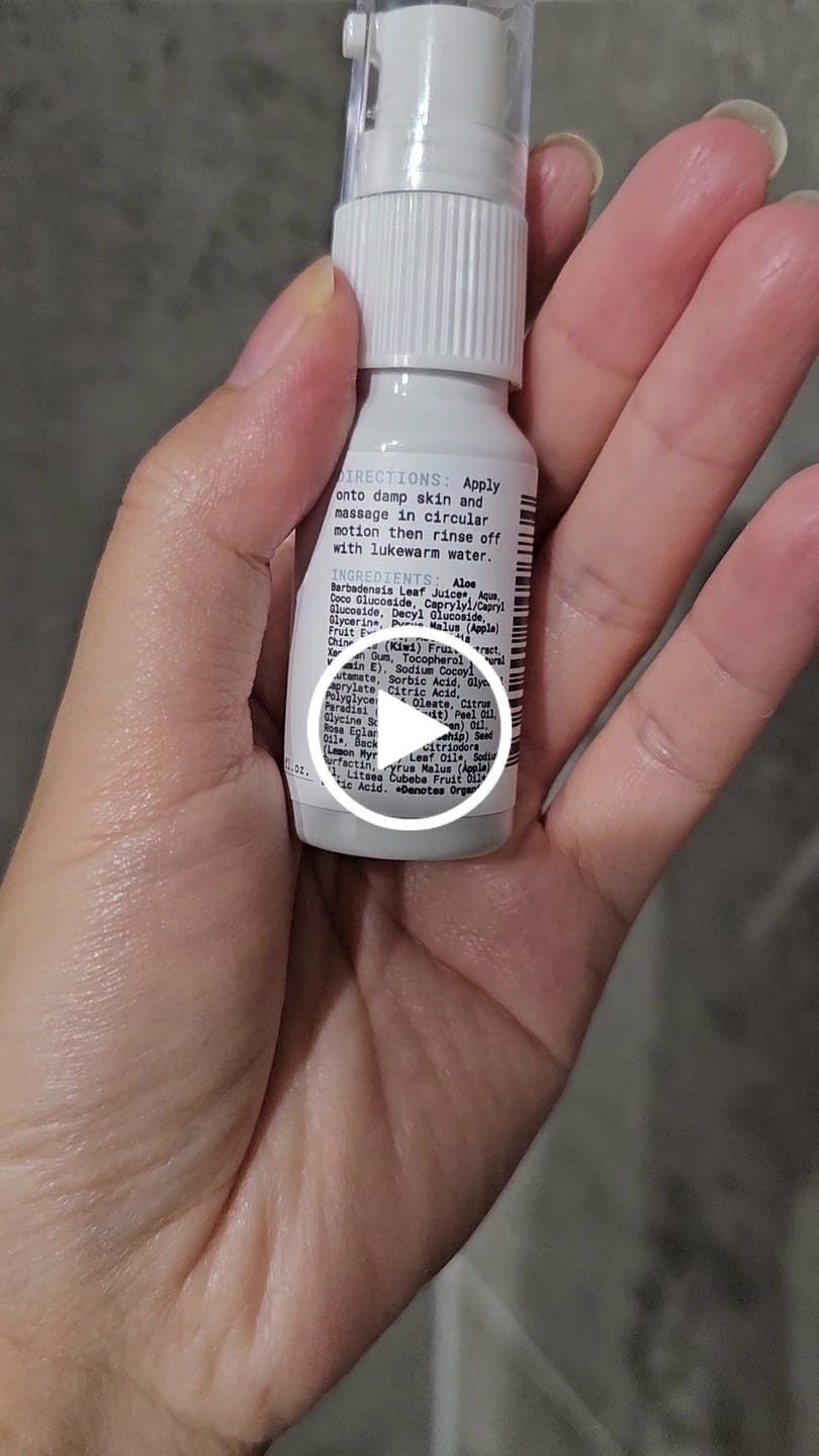 Customer video review of Blemish Control Jelly Cleanser