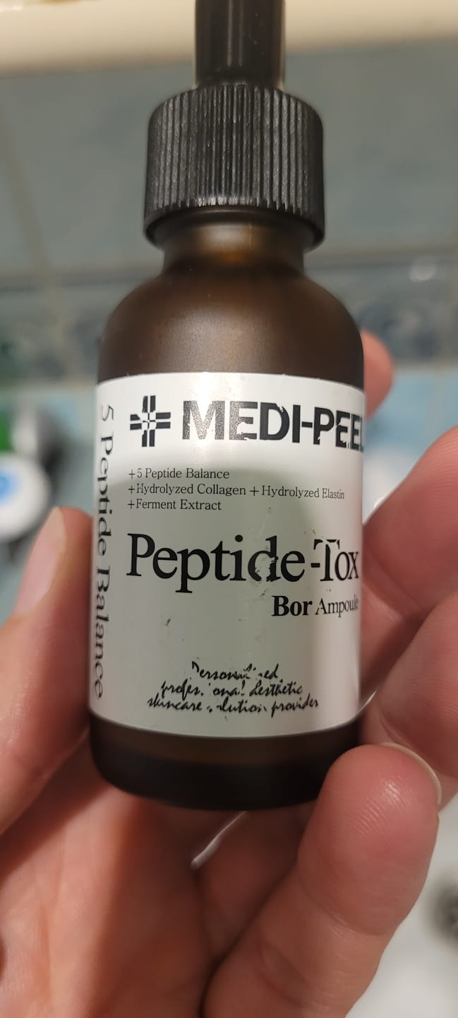 Customer photo review of Liftinga ampula ar peptīdu kompleksu Medi-Peel Peptide-Tox Bor Ampoule