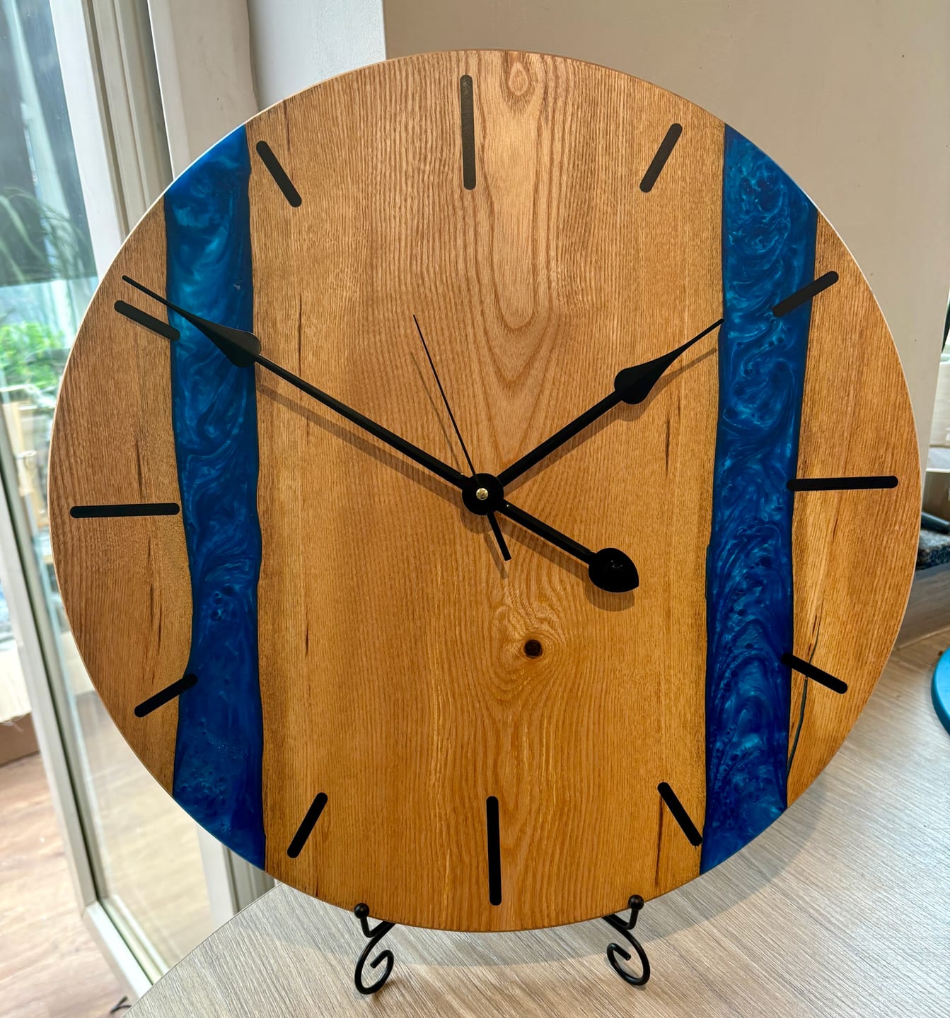 Customer photo review of 18" Circle + Clock Dials Style 2 Acrylic Router Template