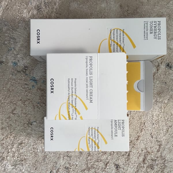 Customer photo review of COSRX - Propolis Synergy Toner 150 ML | Tonico Nutritivo, Hidratante y Calmante