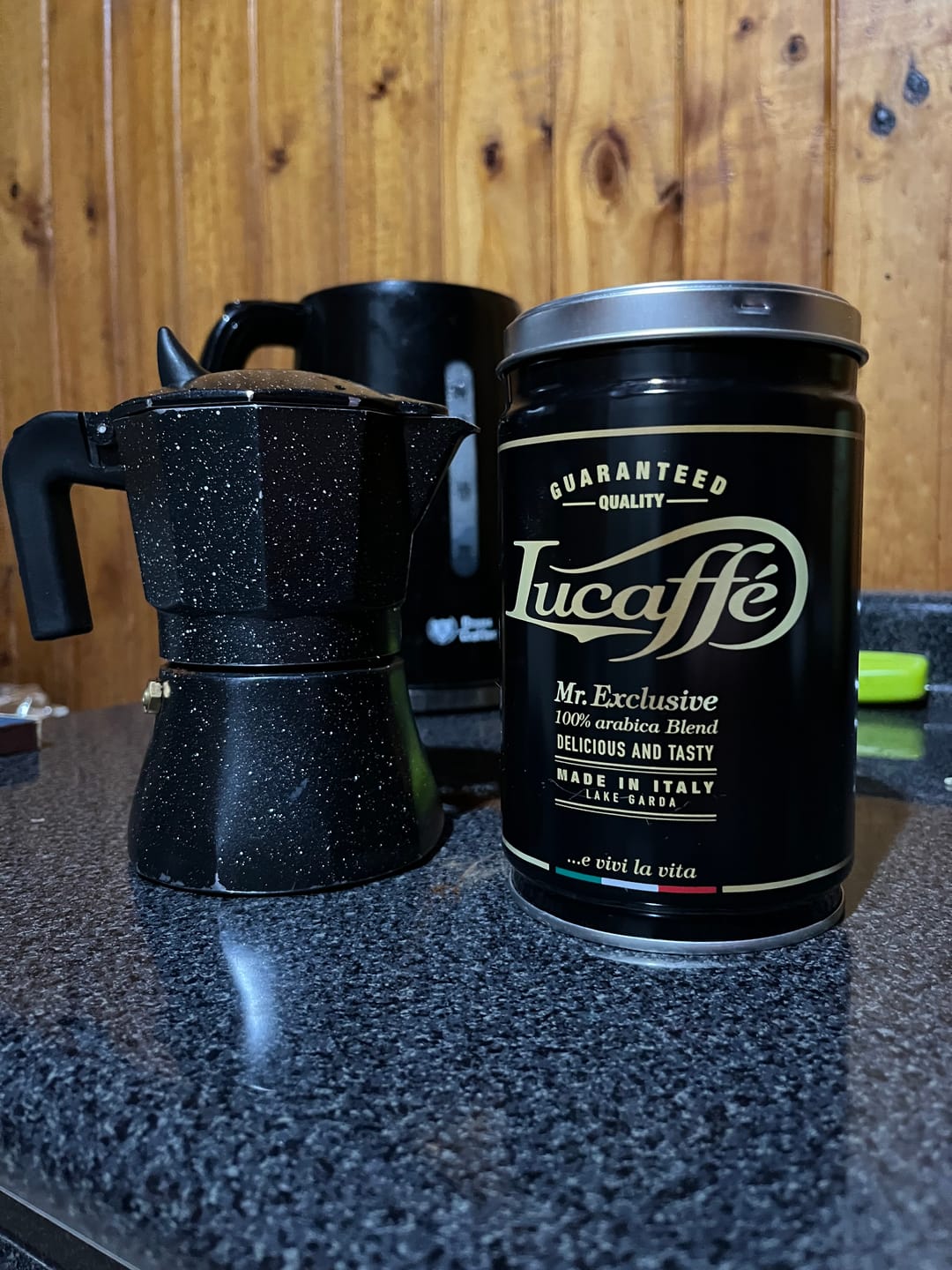 Customer photo review of Lata Lucaffe Classic y Mr. Exclusive 250 grs Grano Molido