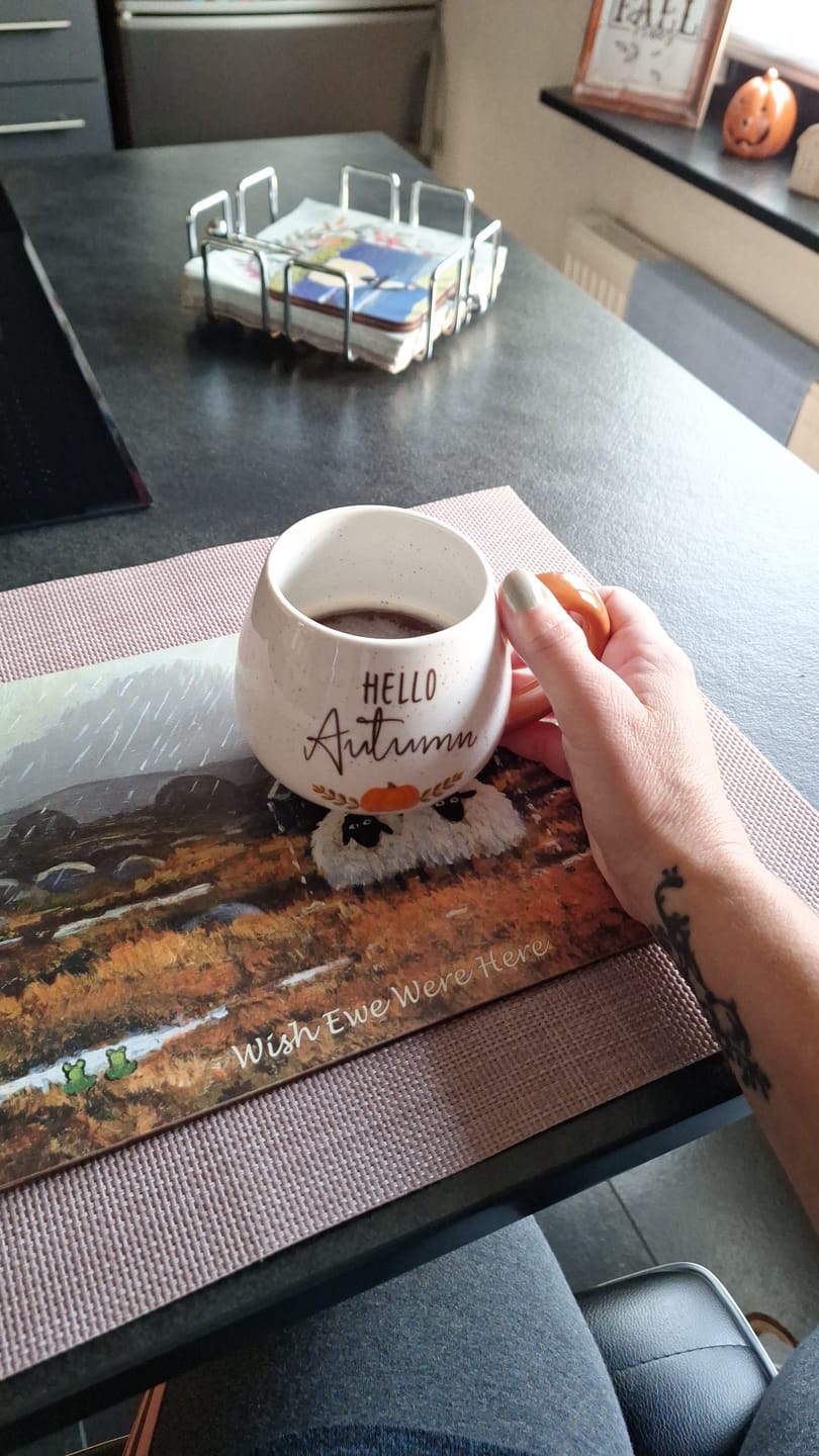 Customer photo review of Herbst-Tasse – Keramiktasse mit Herbstmotiv