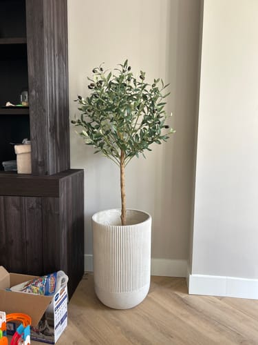 Customer photo review of Kunst Olijfboom 100cm