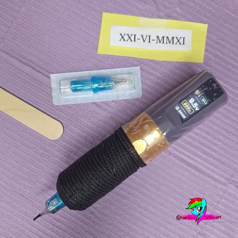 Customer photo review of JCONLY Wireless Tattoo Pen Machine 2.4-4.2MM Strokes 2 Battery Pack | Epoch R3  (Black)