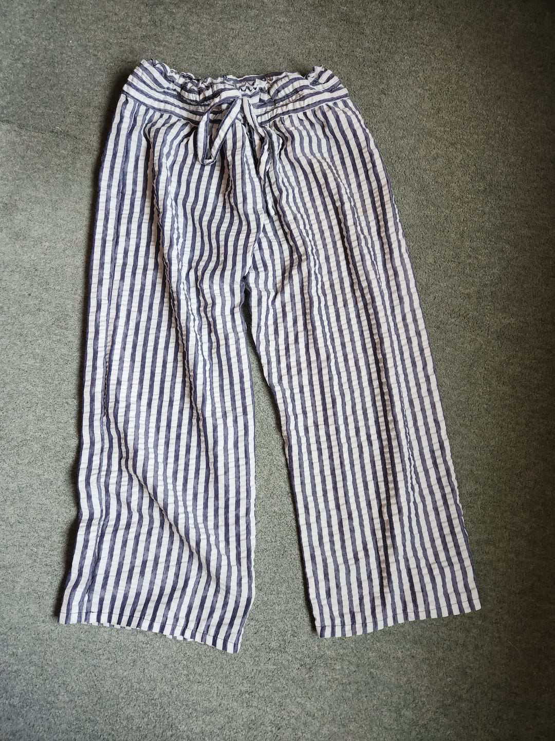 Customer photo review of Wide Stripes Seersucker Fabric