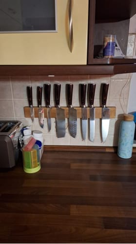 Customer photo review of Premium Knivsett med Kōyōju Knivlist