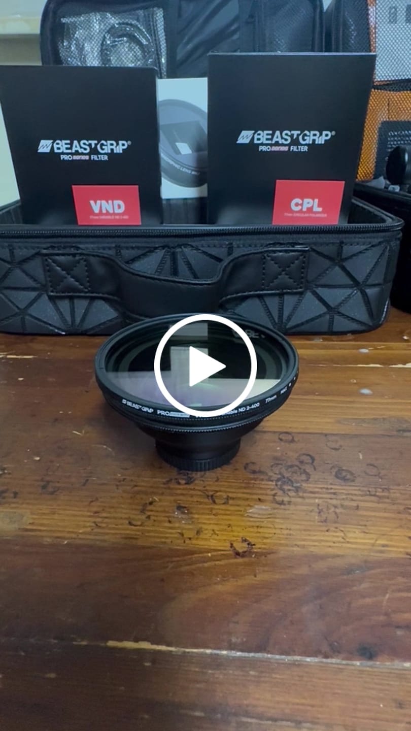 Customer video review of Beastgrip Pro Series Variable ND Filter