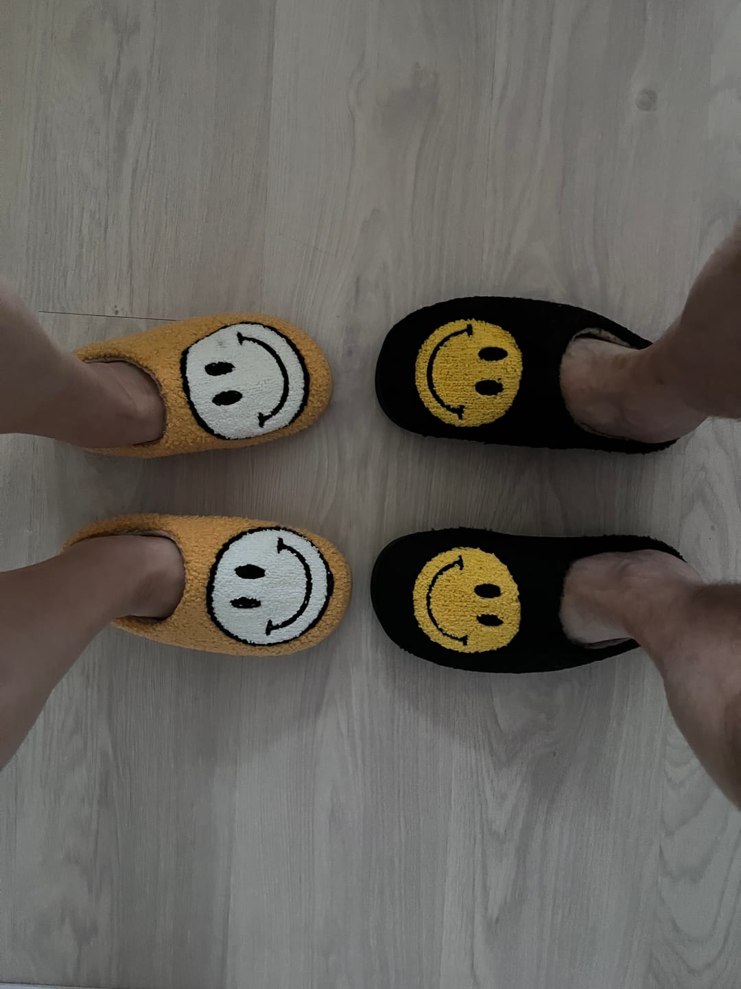 Customer photo review of Happy Face Slippers