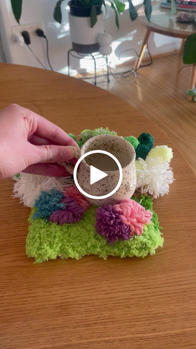 Customer video review of FLOWER PATCH Moss Coaster Kit