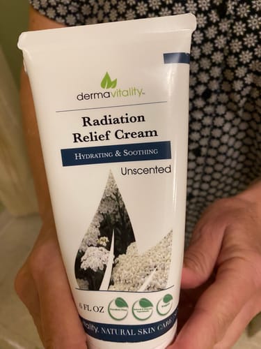 Customer photo review of Radiation Burn Cream for Radiation Therapy Patients