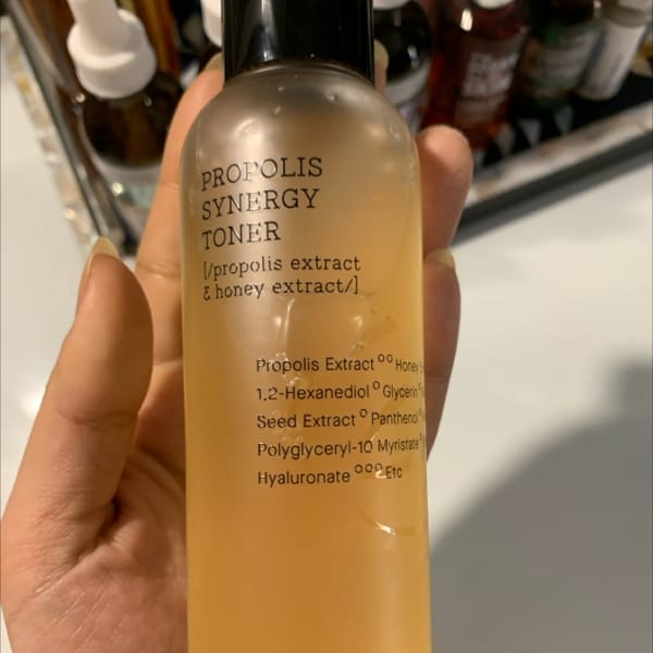 Customer photo review of COSRX - Propolis Synergy Toner 150 ML | Tonico Nutritivo, Hidratante y Calmante