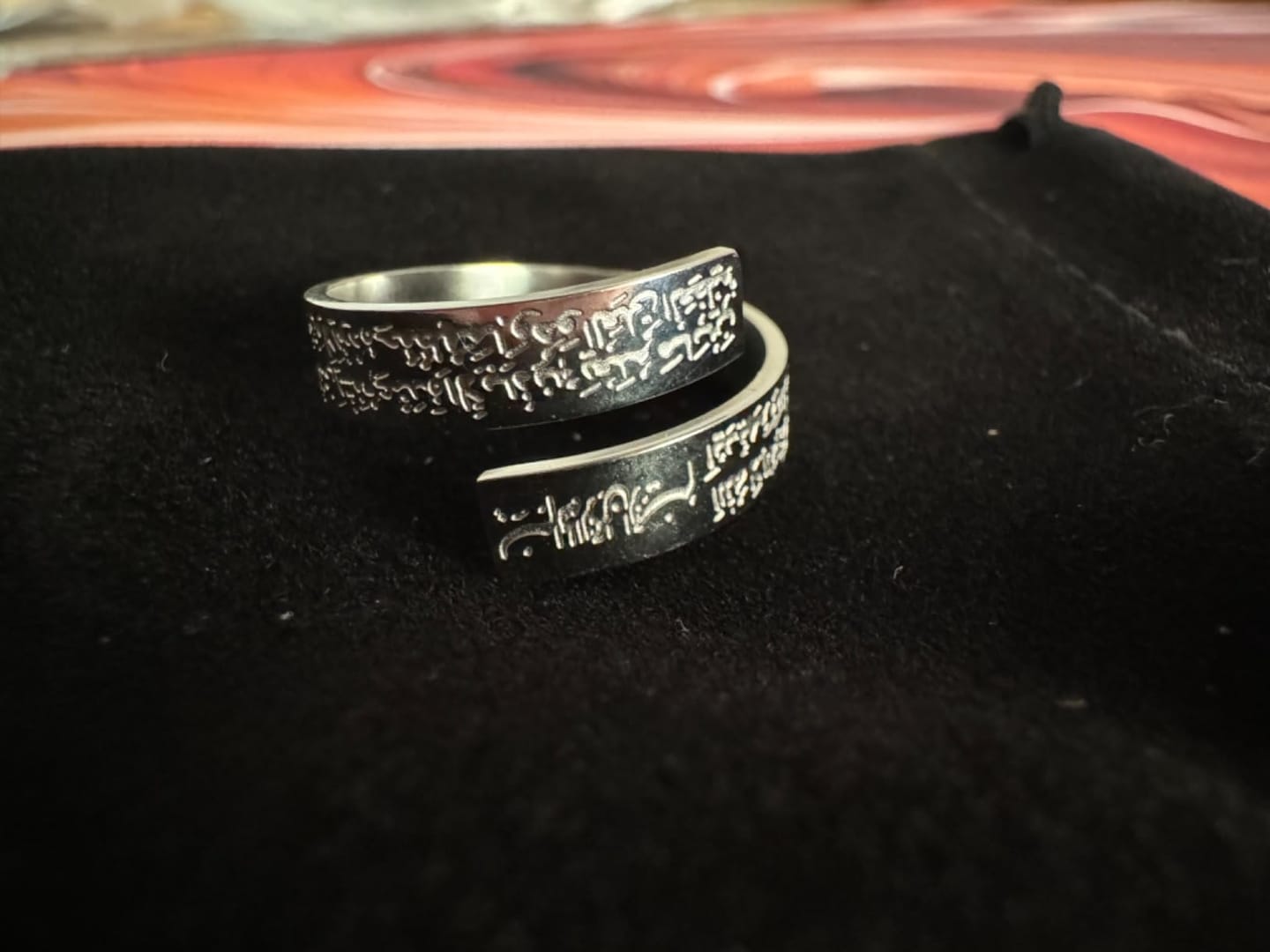 Customer photo review of Ayatul Kursi Spiral Ring