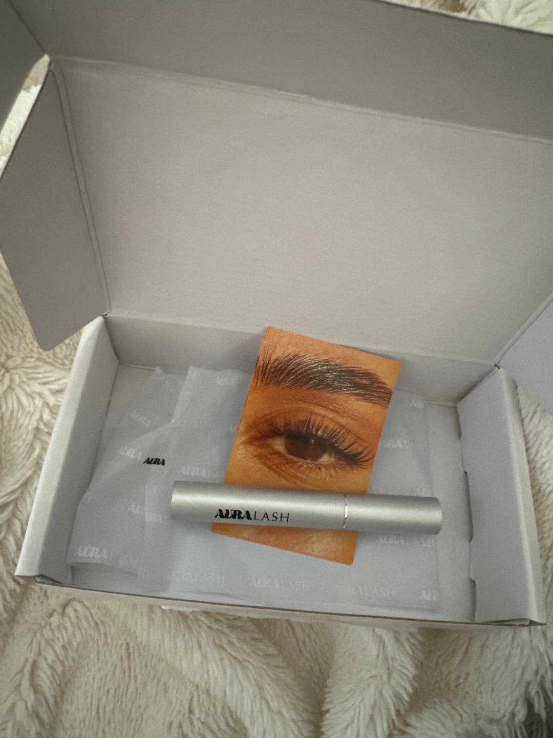 Customer photo review of SÉRUM AURA LASH