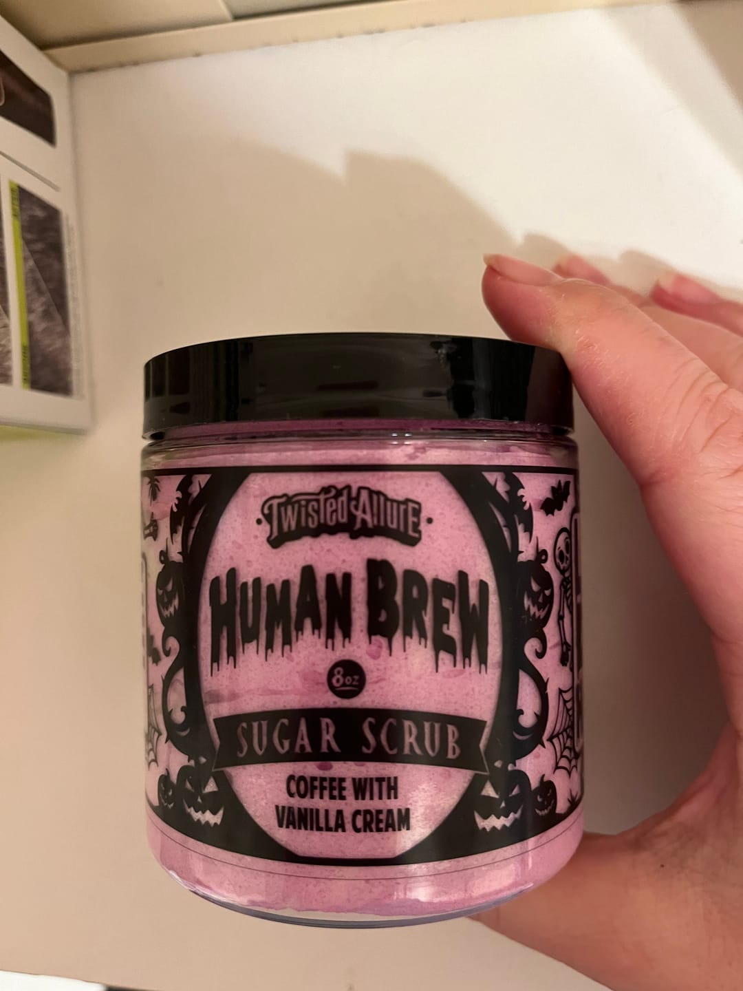 Customer photo review of Human Brew Sugar Scrub
