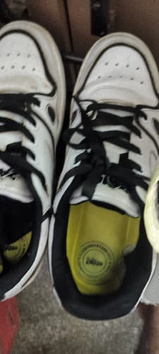 Customer photo review of HARVEY White black Men's casual sneaker