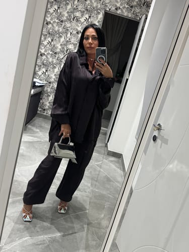 Customer photo review of Pantaloni Jacquard Monogram