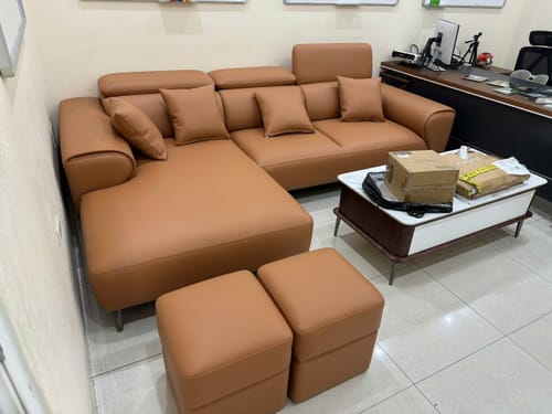 Customer photo review of Sofa văng da tựa gật gù - CYRUS