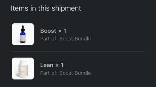 Customer photo review of Lean
