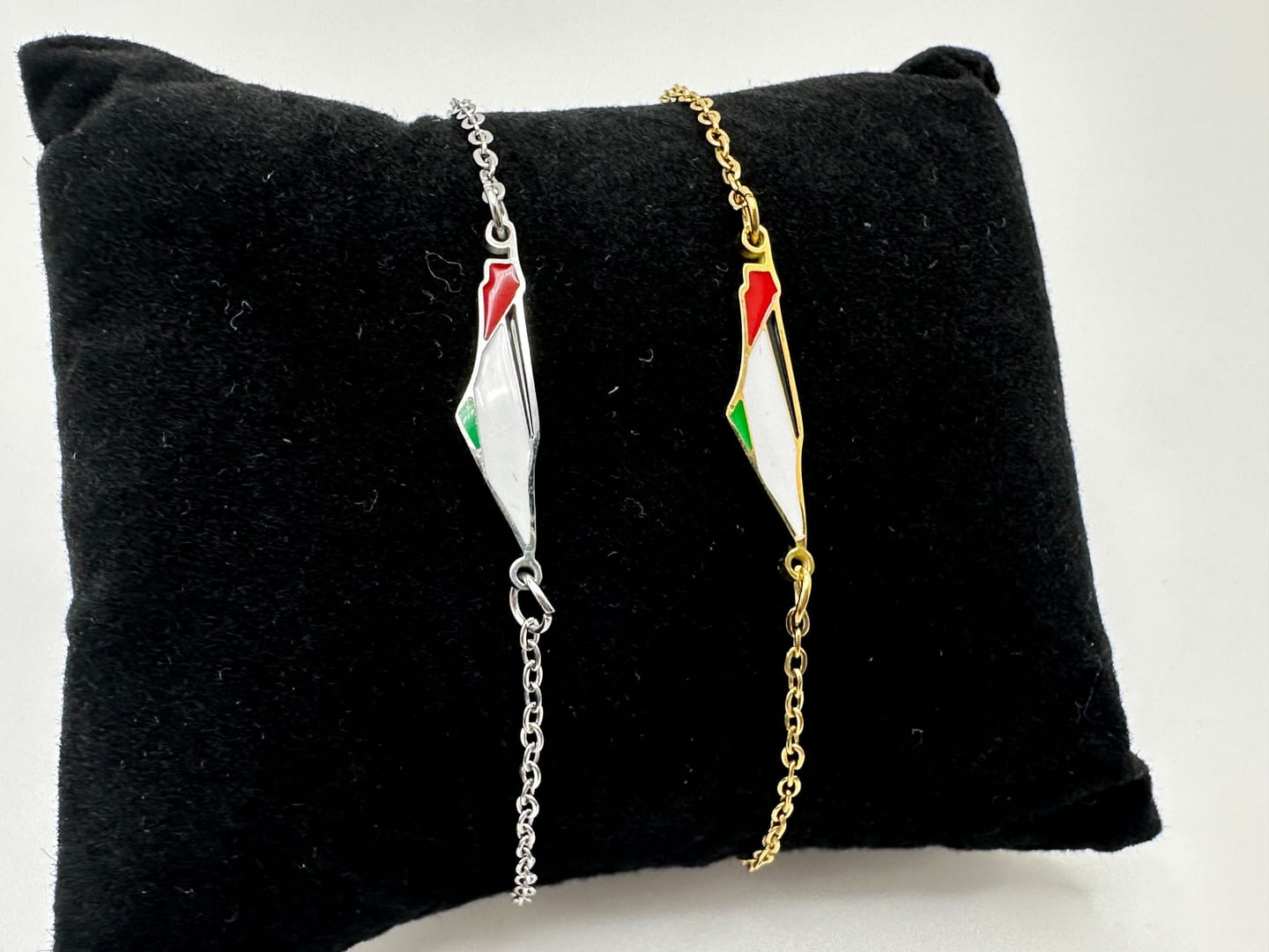 Customer photo review of Palestine Map Bracelet