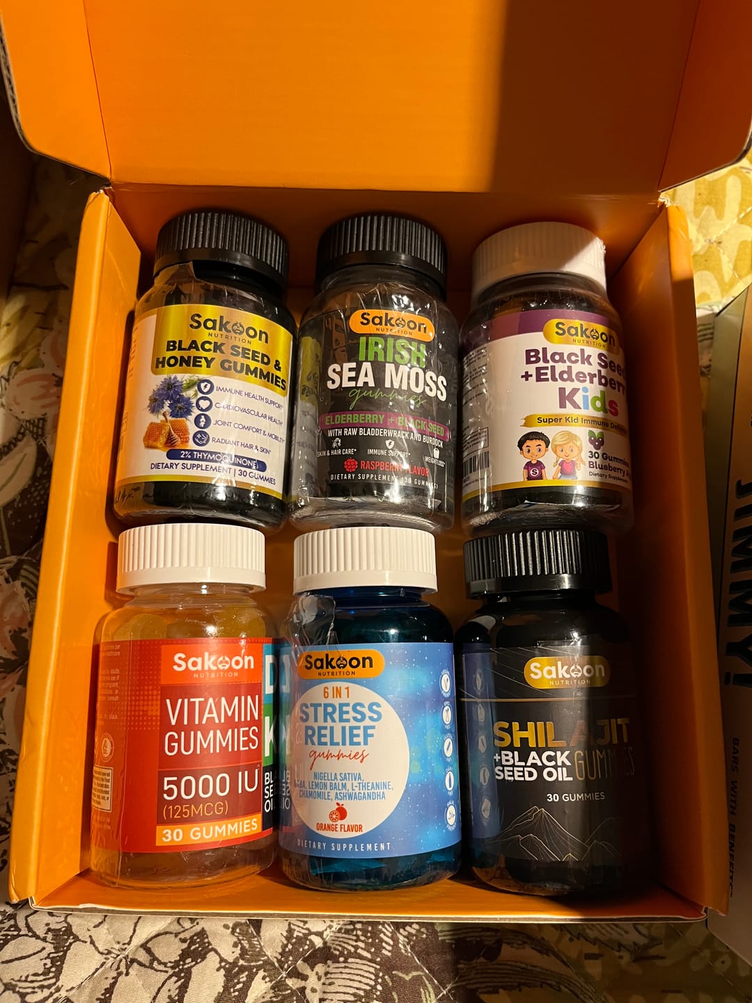 Customer photo review of Sakoon Gummies Bundle Gift Set
