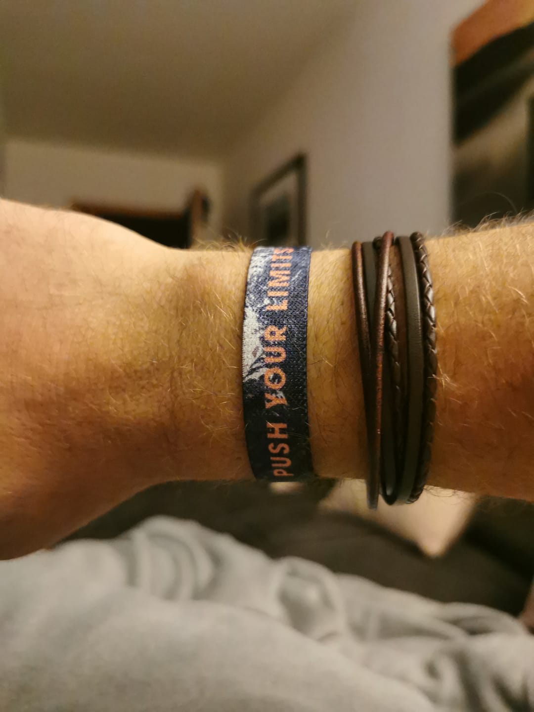 Customer photo review of Push Your Limits - Elastisches Armband
